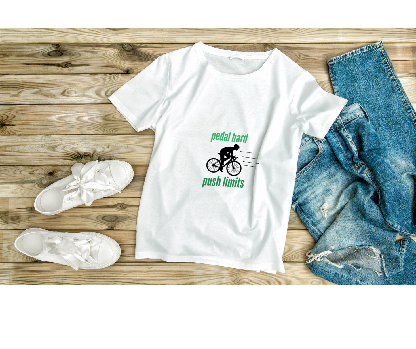 Push Your Limits – Cycling Fitness T-shirt Push Your Limits – Cycling Fitness T-shirt