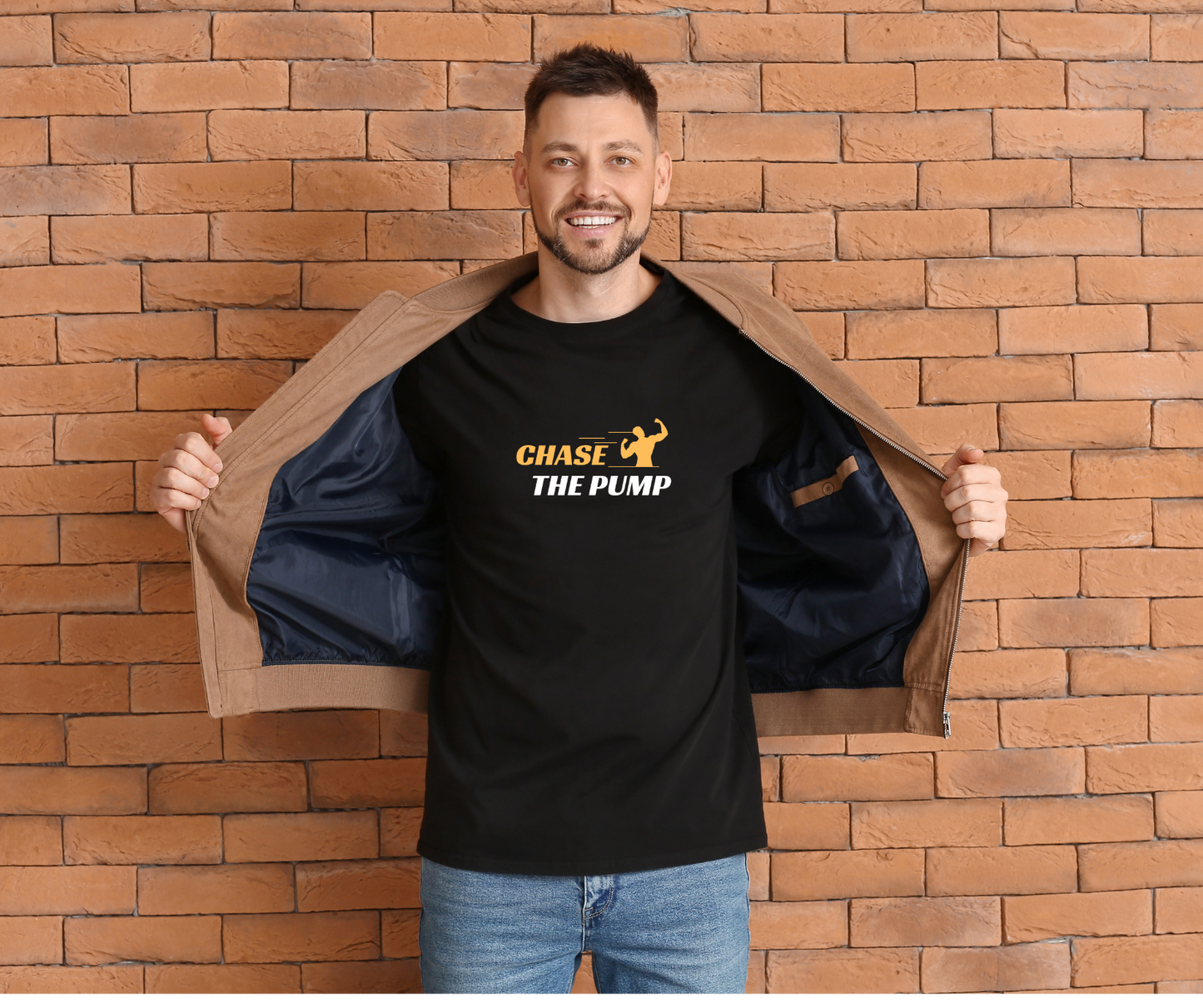 Chase the Pump – Men's Gym T-Shirt | Free Shipping