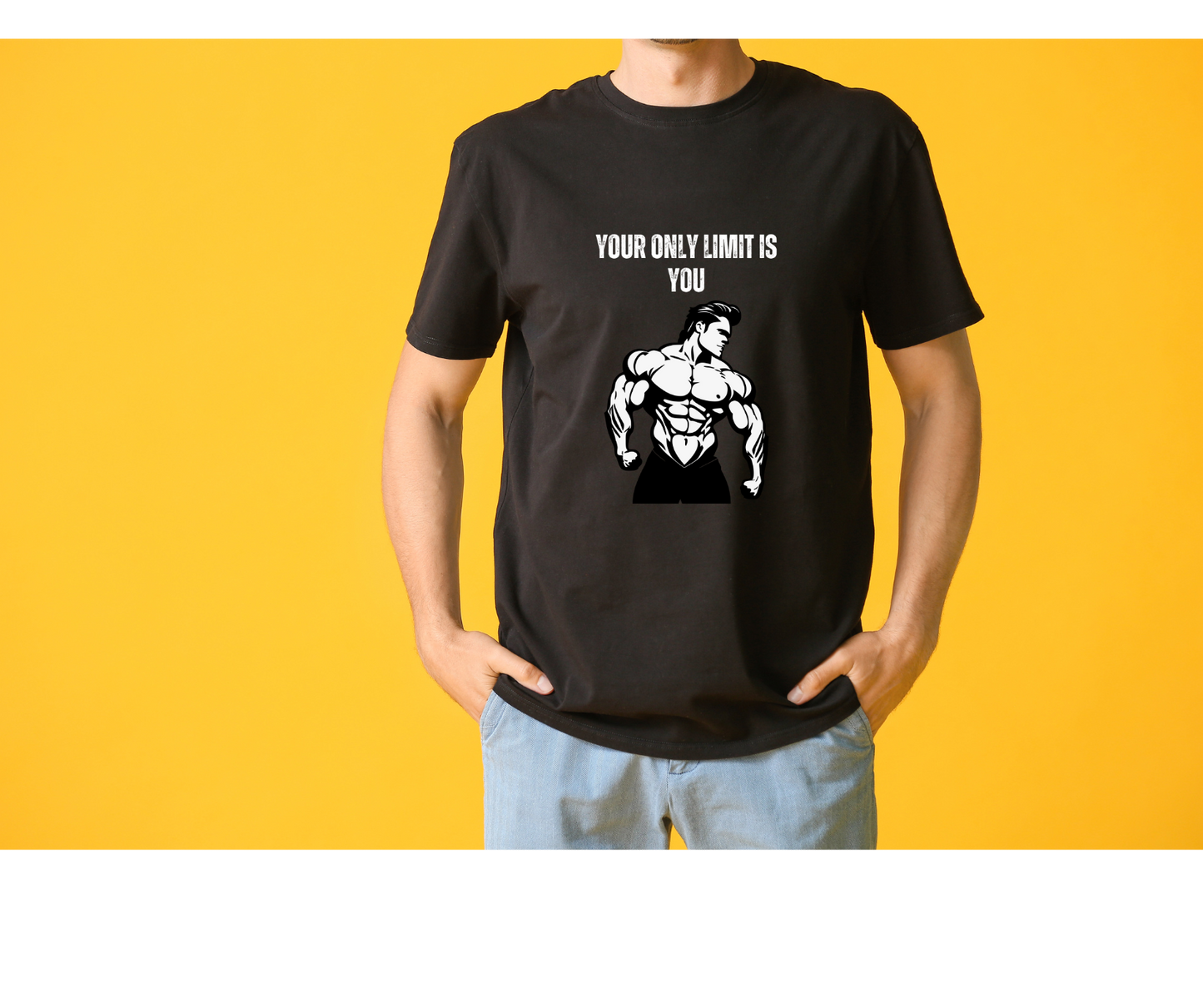 Your Only Limit is You – Cotton Crew T-Shirt | Free Shipping