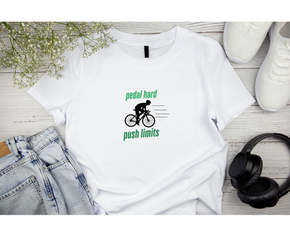 Push Your Limits – Cycling Fitness T-shirt Push Your Limits – Cycling Fitness T-shirt