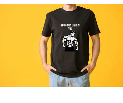 Your Only Limit is You – Cotton Crew T-Shirt | Free Shipping
